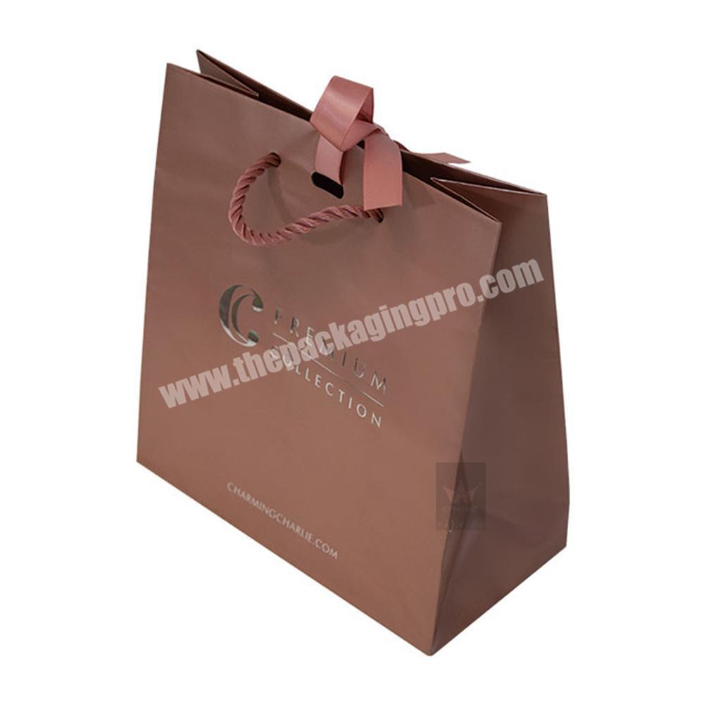 Cheap Custom Printed Luxury Wholesale Paper Shopping BagLow Cost Paper BagColor Paper Bag Supplier