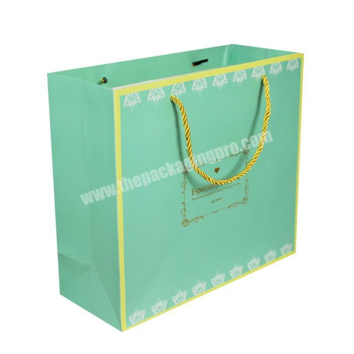 Cheap customize the logo and size paper shopping  bag