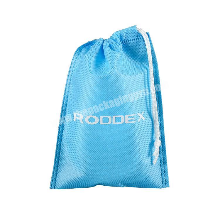 Cheap customized shoes drawstring dust bag non woven tote bags printed