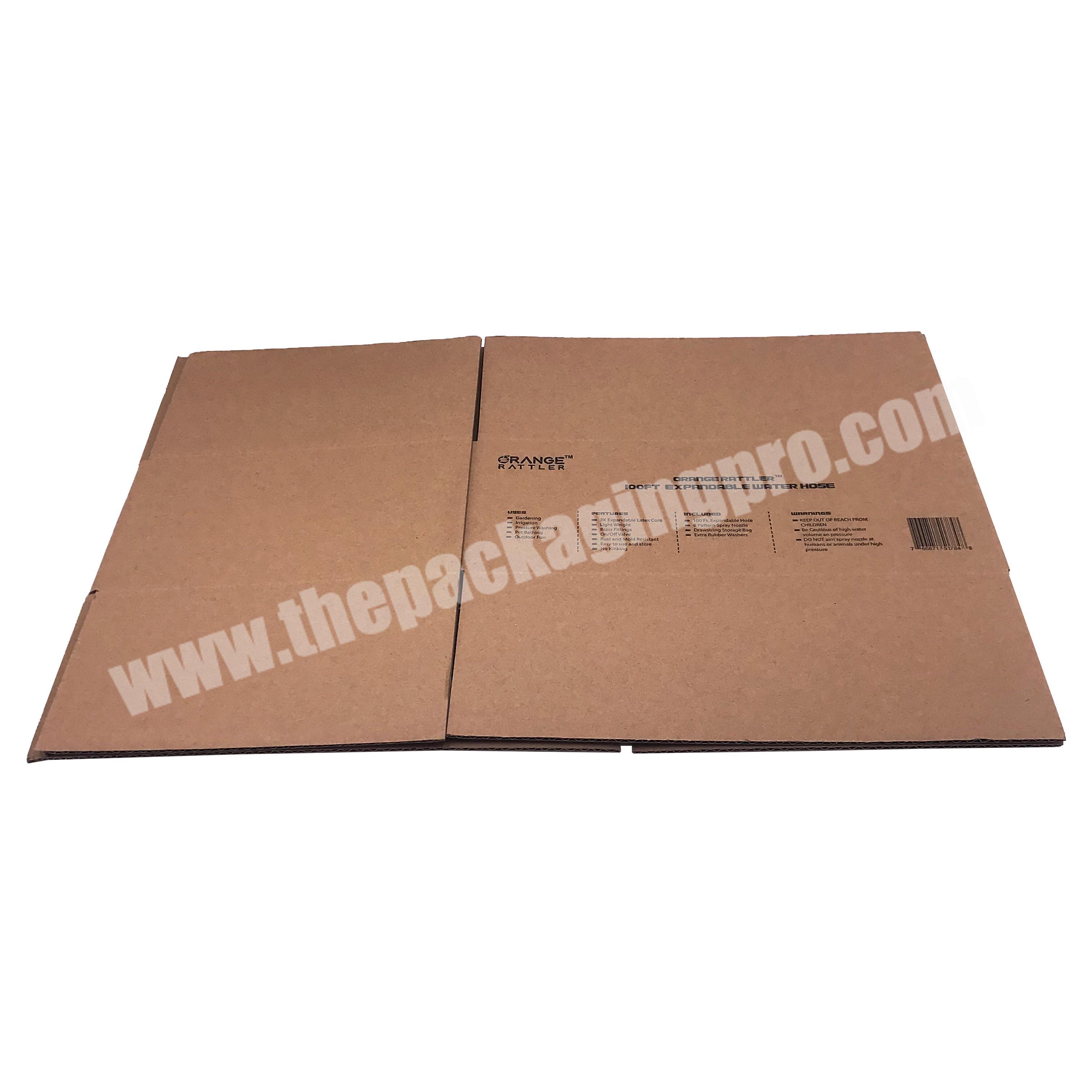 Cheap digital corrugated box printer custom shipping boxes with logo printed clothing packaging