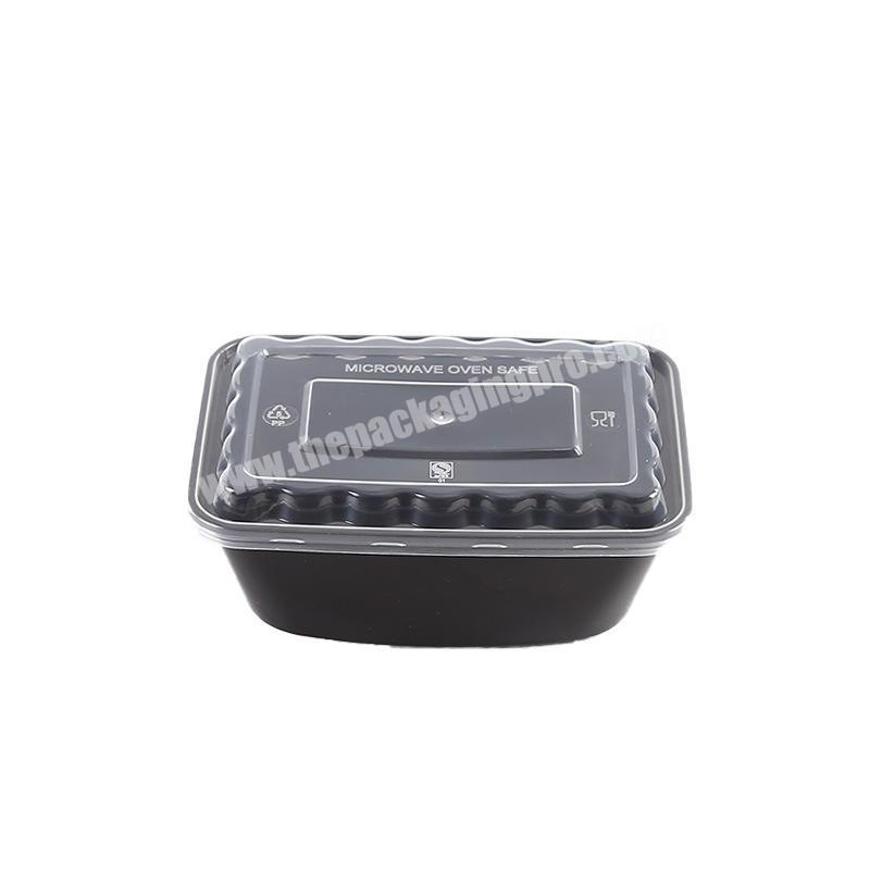 Cheap disposable bento takeaway boxes take out container food box plastic food container