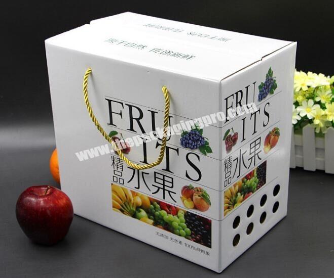 Cheap fruit corrugated box apple mango strawberry fruit carton storage box