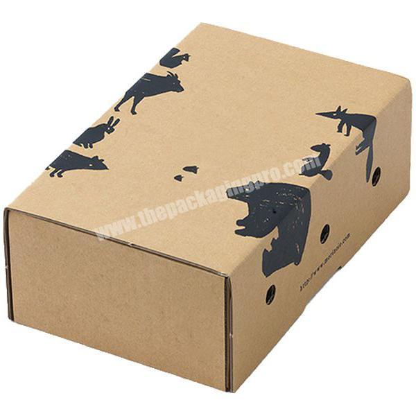 Cheap plain paper  Logo Brown Moving Corrugated Carton Shipping Box