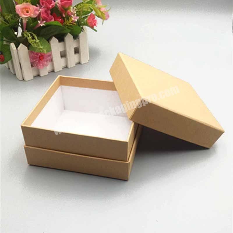 Cheap price cardboard glass bottle packaging kraft paper gift box with lid