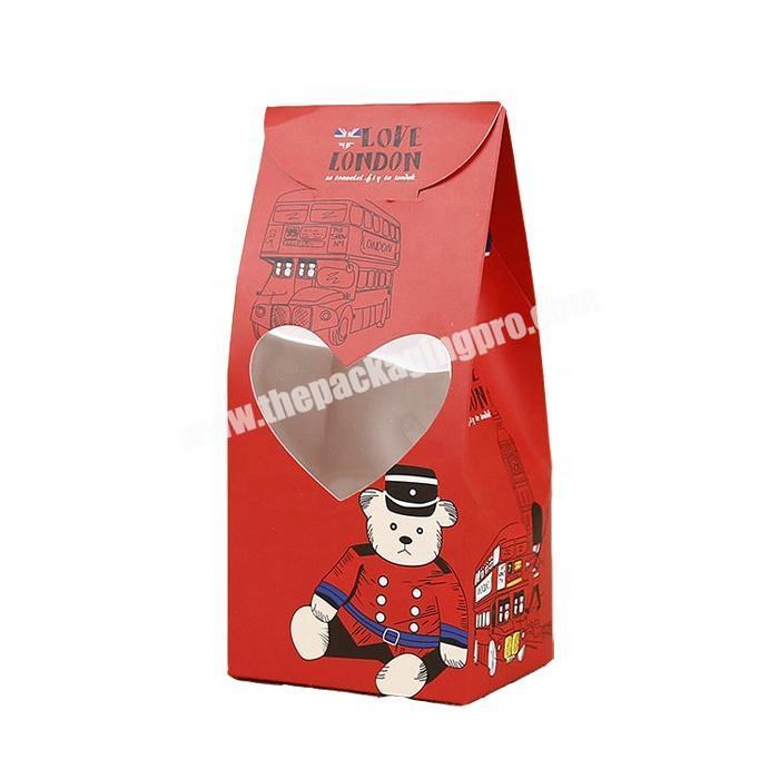 Cheap price custom 250gsm card stock paper bag laminated candy packing bag