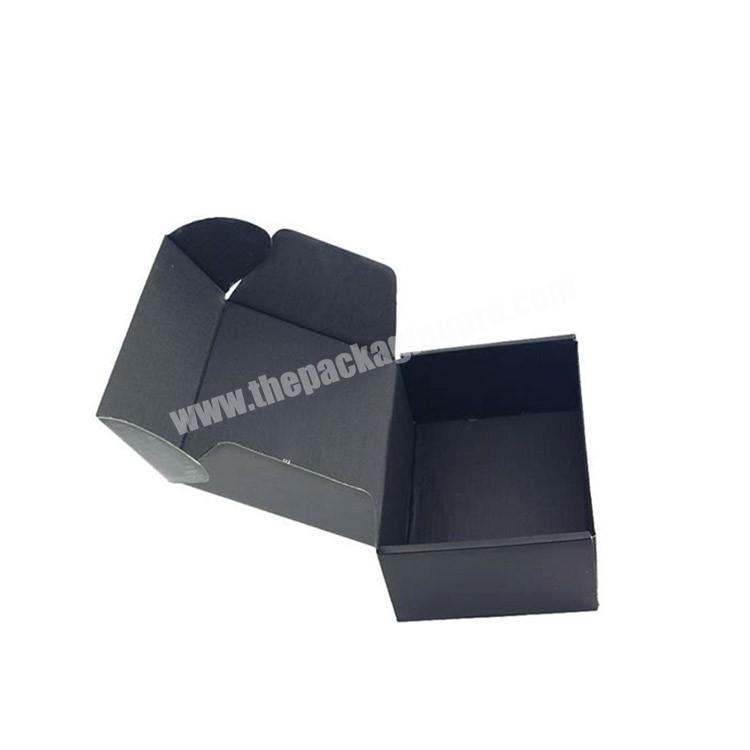 Cheap price Customized black corrugated die cut shipping mailer gift box