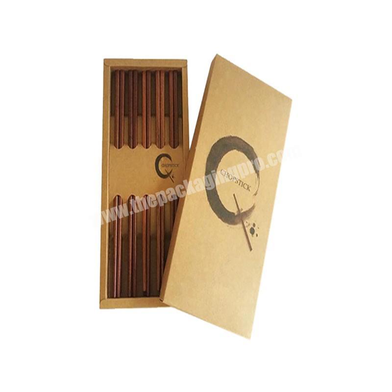 Cheap price Eco-friendly take away bamboo chopsticks with sleeves