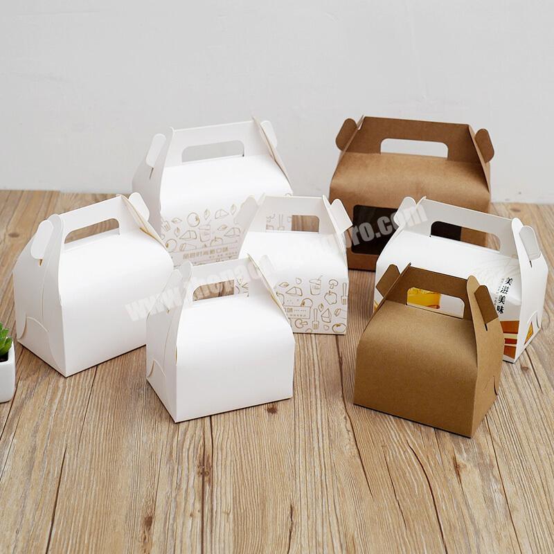 Cheap Price High Quality Oil Proof Waterproof Kraft Cardboard Food Packed Lunch Packaging Box For Take- out Delivery