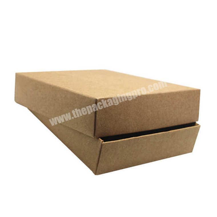 Cheap Price Kraft Cardboard Paper Lid And Base Colourful Printing Gift Packaging Box Wit Handle