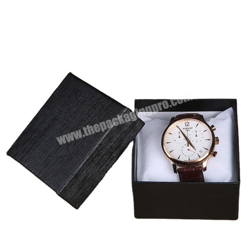 Cheap price paper watch storage box packaging custom logo acceptable cheap wholesale
