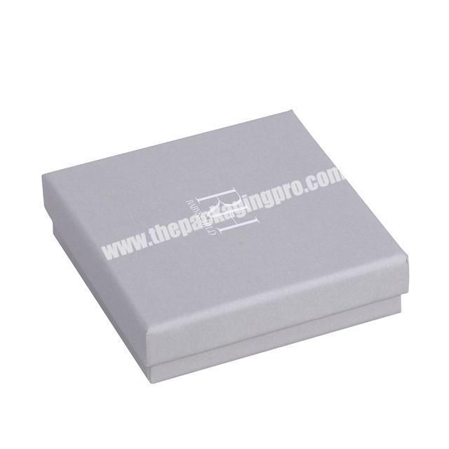 cheap whoelsale paper grey small gift boxes for jewelry