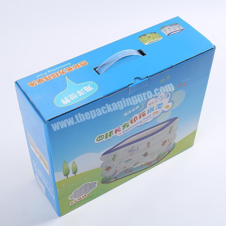 Cheap Wholesale Order Accepted Fruit Box Packaging Used Custom Printed Baby Swimming Pool Carton Box