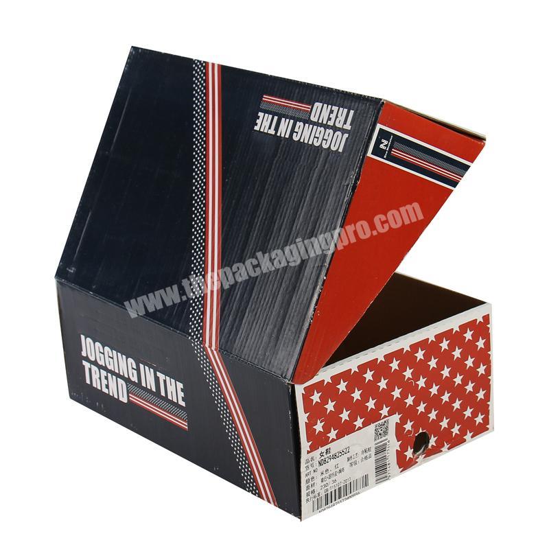 Cheapest China Custom Recyclable Corrugated Cardboard Folding Collapsible Packaging Shoebox