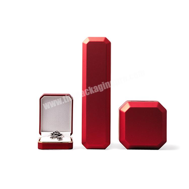 Cheapest Custom Red Exquisite Jewelry Box Custom Logo Wedding Favor Box