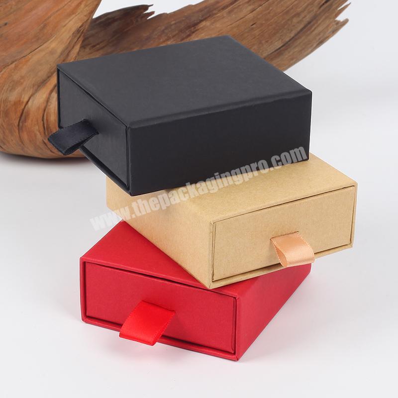 China Big Factory Good Price Cardboard Small Soft Close Drawer Jewelry Box Chest Slide