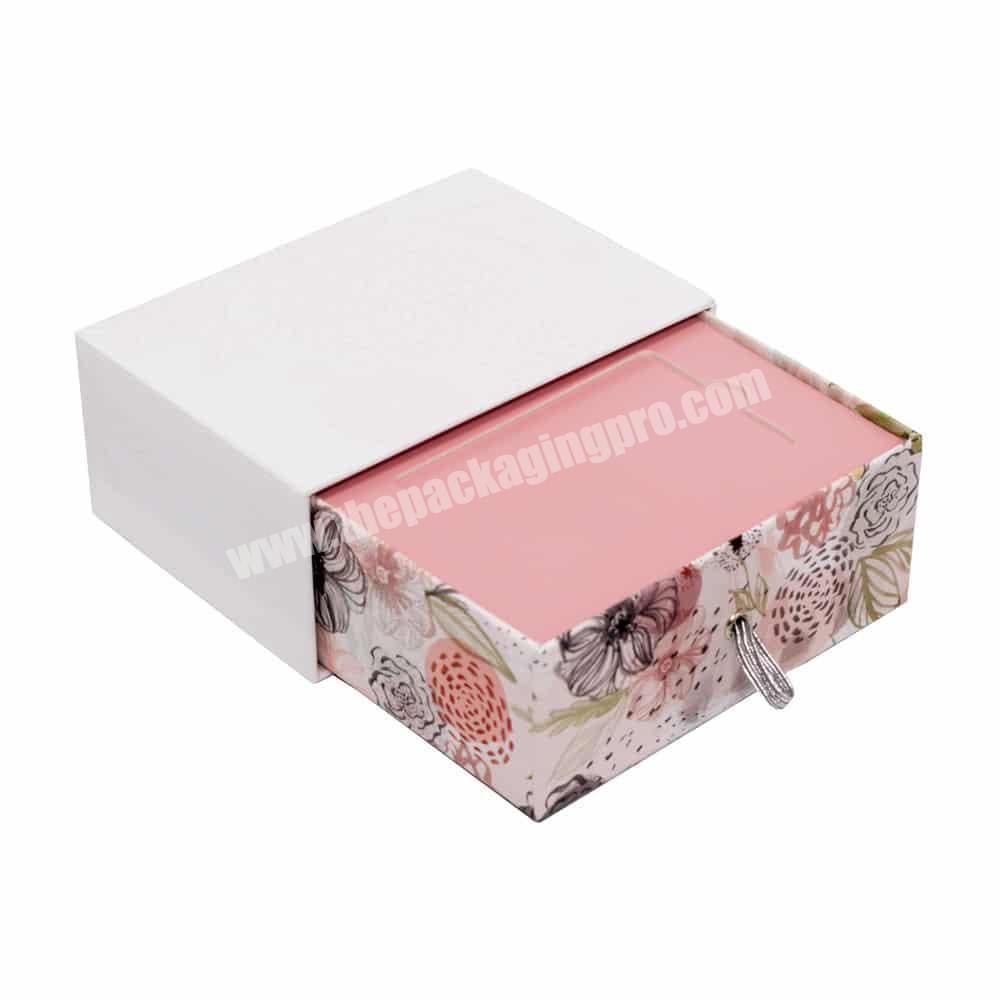 China Big Factory Good Price High Quality Beautiful Shoe Lash Rose Box With Drawer