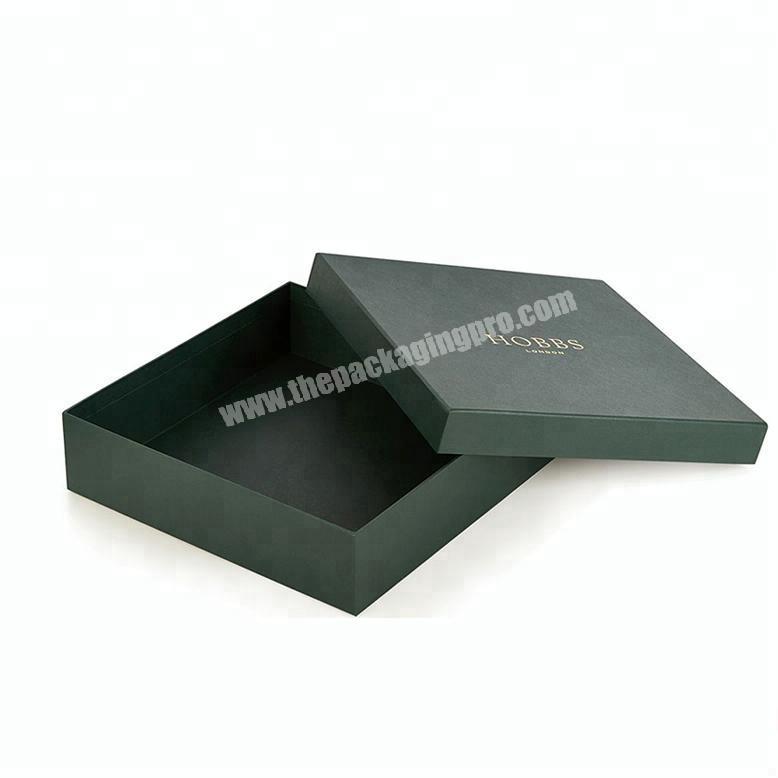 China black mate paperboard paperbox for clothes packaging