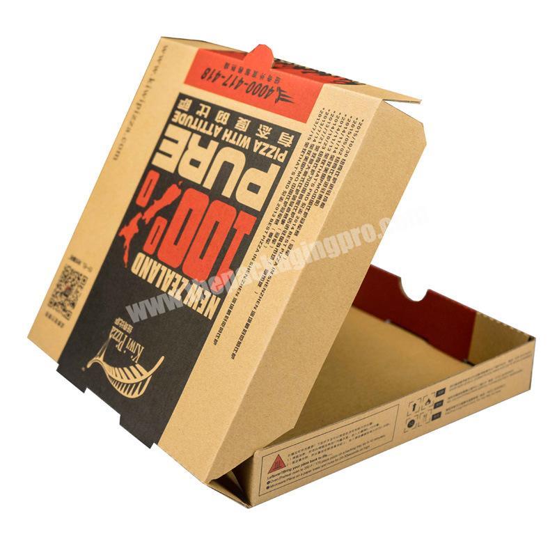 China cheap pizza box inside pizza box 13 inch plain brown custom printed pizza boxes with factory prices