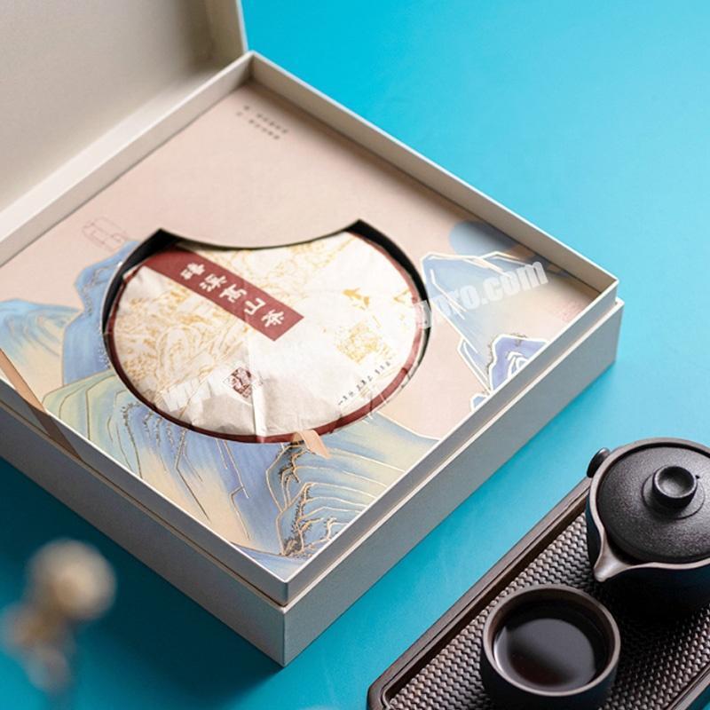 China Custom High Quality Magnetic Packaging Box Hot Sale Beautiful Tea Paper Luxury Delicate Gift Box