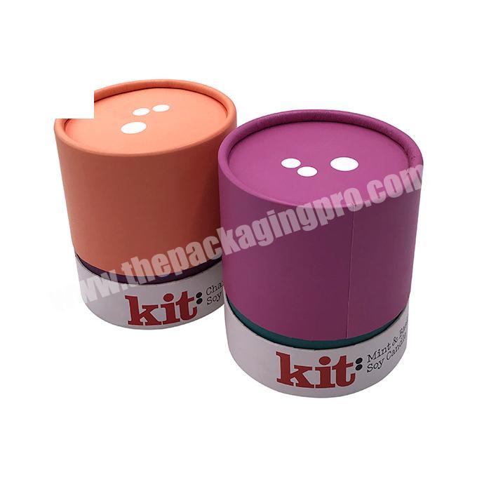 china custom logo size  round  lid and base box  circular gift box