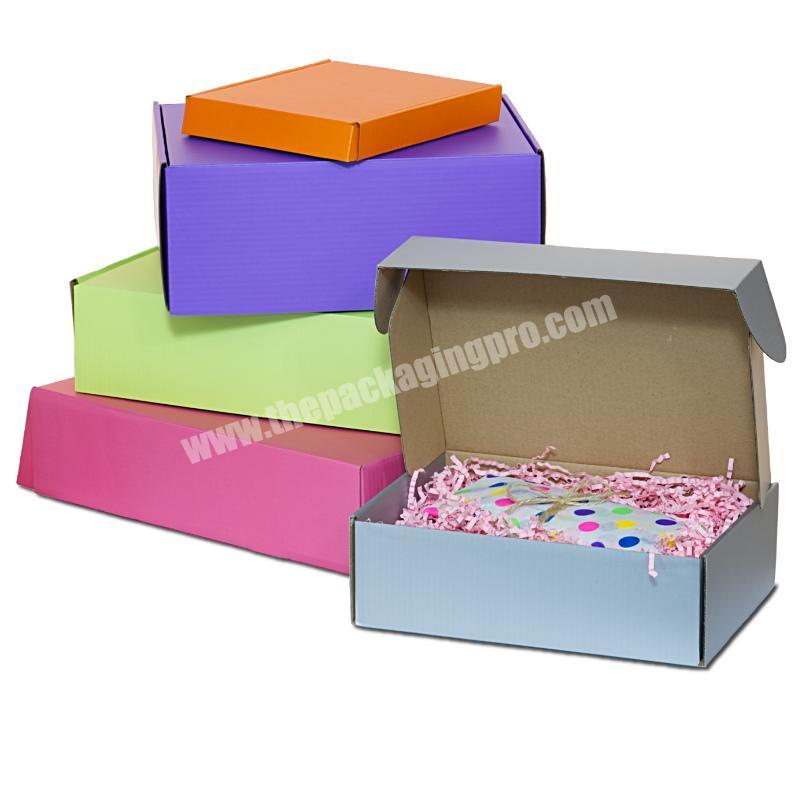 China custom logo small product corrugated postal mailing packaging boxes