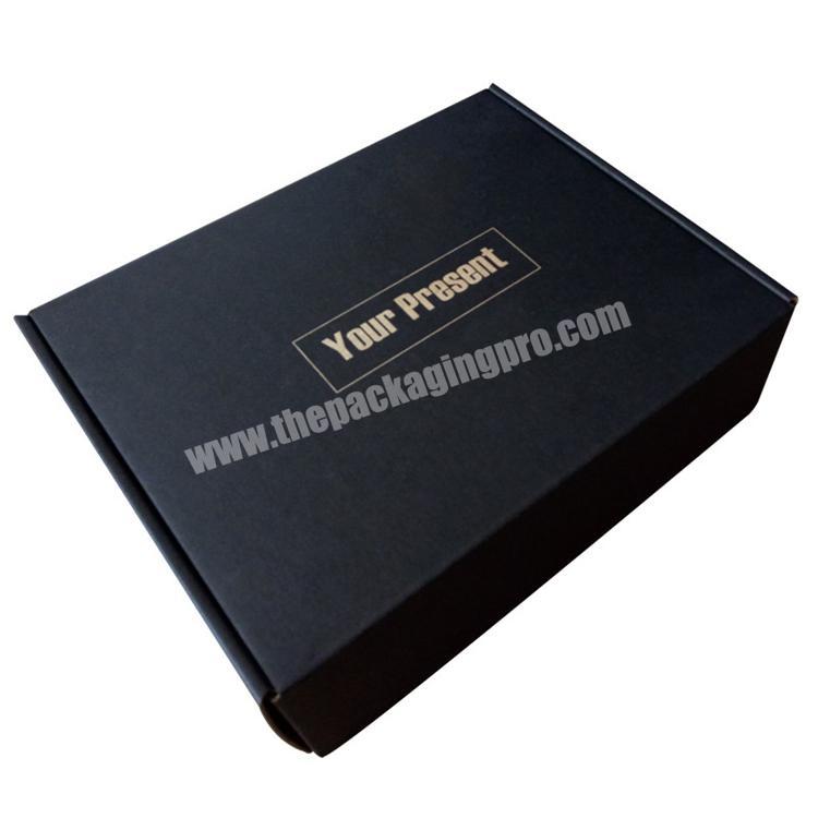 China Factory Cheap Black custom Logo printing Paper Packaging Mailing Carton Cardboard white Flute E Corrugated Shipping Box