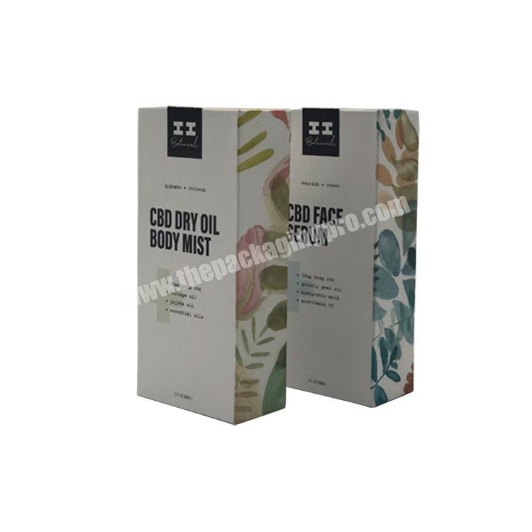 China Factory CMYK printing matte lamination folding gift box for perfume