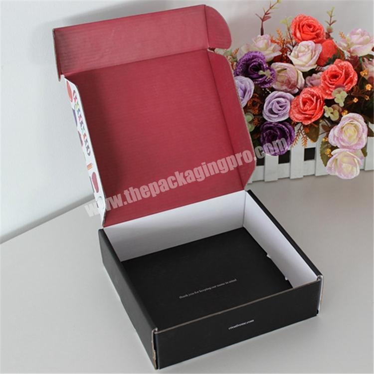 China Factory Custom printing red colored mailer boxes