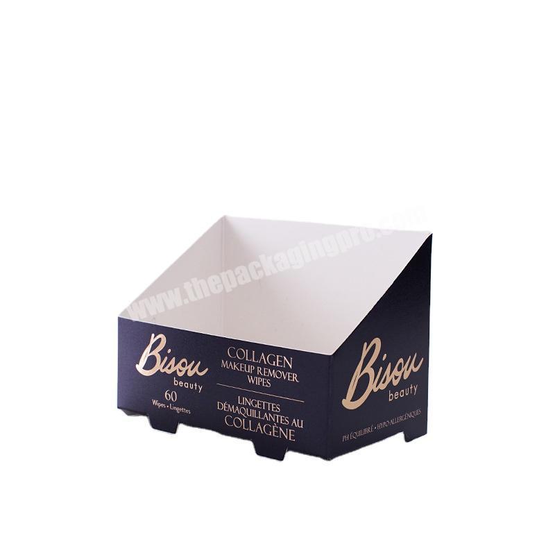 China factory customized mini display box white cardboard full color printing matte processing packaging