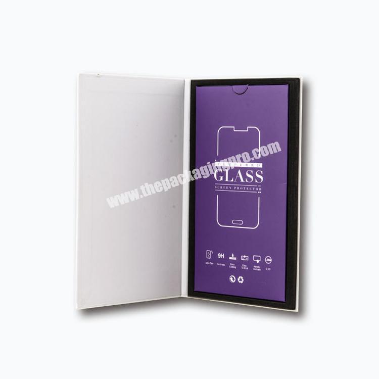 China factory high quality custom retail tempered glass screen protector packaging box
