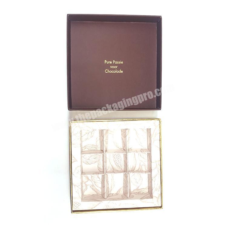 China Factory Latest Design Custom Chocolate Package Box