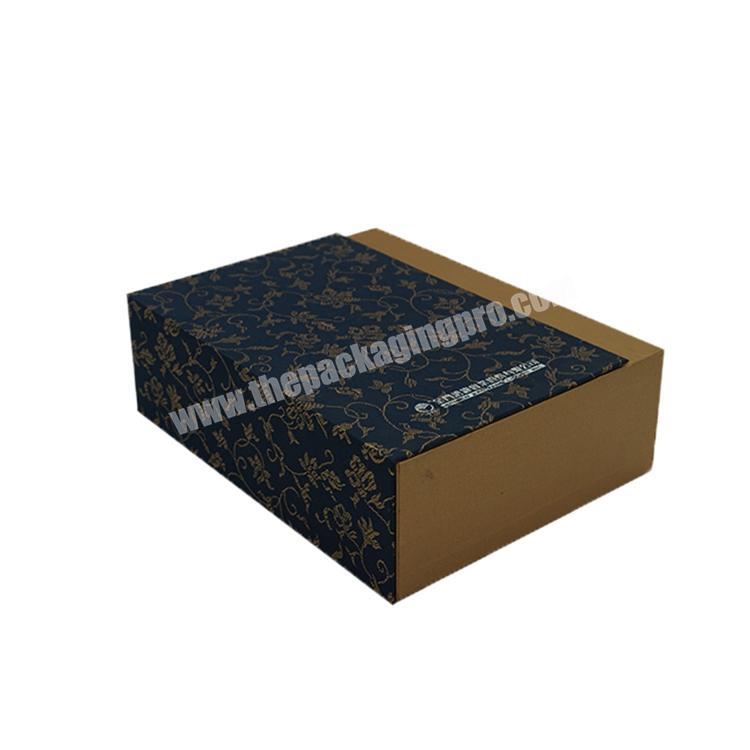 China factory Luxury custom Elegant Wine Box Custom Matt Black Magnetic Gift Box Hot sale products