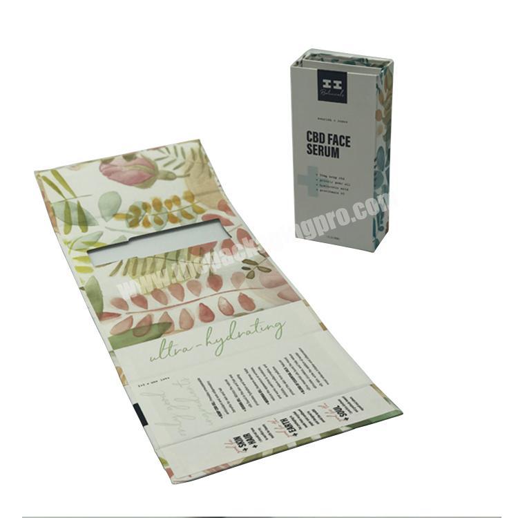 China Factory Luxury folding box CMYK printing cosmetics gift box for perfume