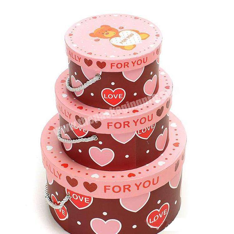 China Factory Made Round Cake Box , Cake Packaging Box , Cheapest Cardboard Paper Display Packaging Box