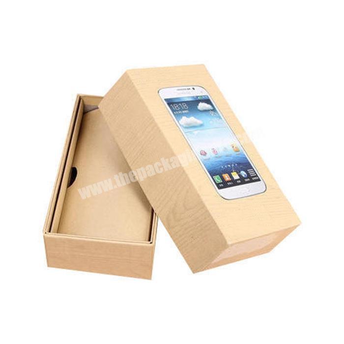 China Factory Made Top And Bottom Paper Box Phone Case Custom Printed