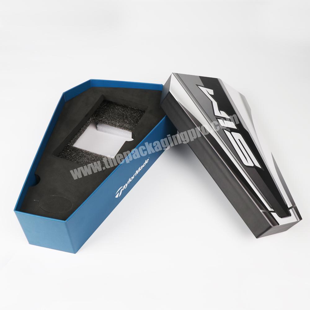 China factory new customized wholesale cheap custom rigid paper cardboard packing gift box with eva foam insert