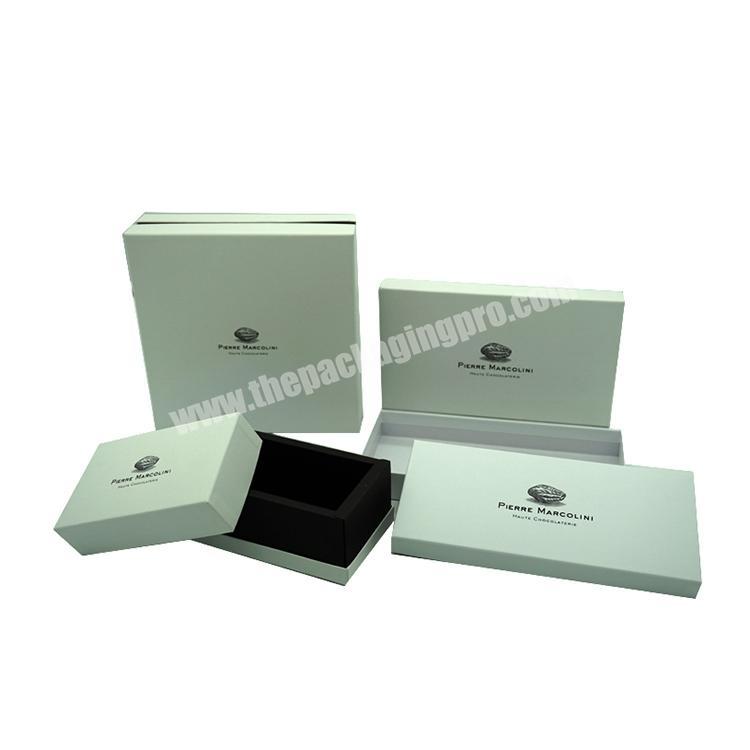 China factory OEM chocolate packaging paper gift box chocolate box for Christmas