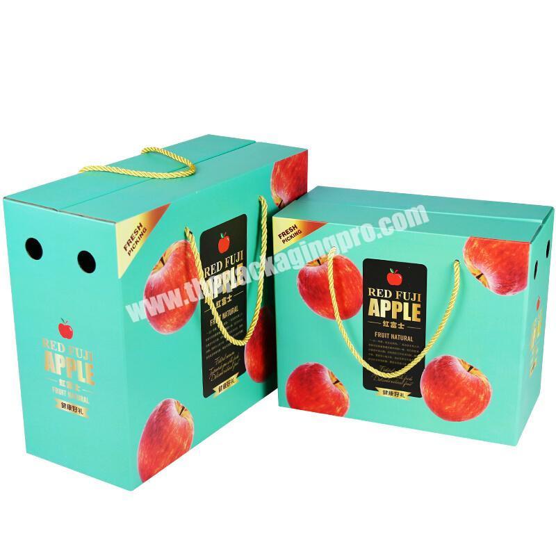 China Factory Rectangle Corrugated Box Uv Spot Banana Fruit Gift Packaging Boxes With Small Size
