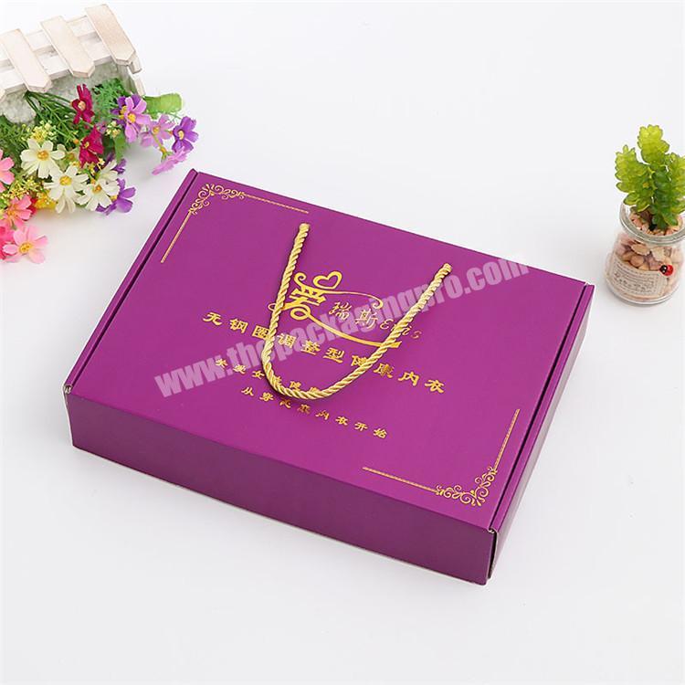 China Factory Recycled Corrugated Paper Packing Bag Treat Boxes And Bags Rigid Small Paper Boxes