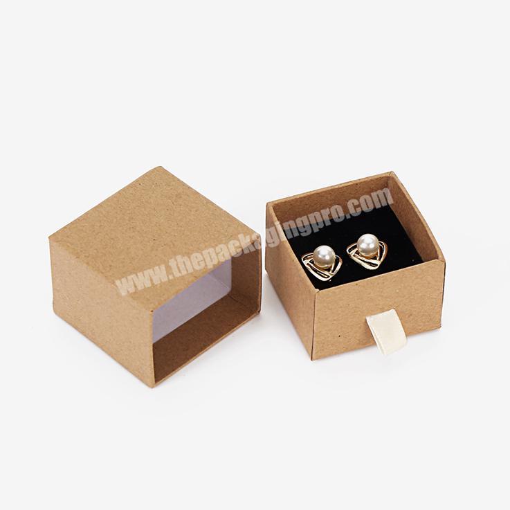 China Factory Supplied Good Quality Unique Sliding Custom Logo Printed Jewelry Boxes Packaging