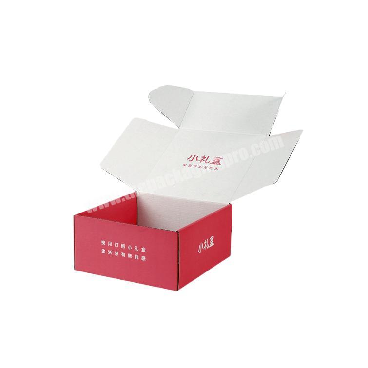 China Factory Supplied Top Quality Sealed Small Shipping Mailer Paper Box