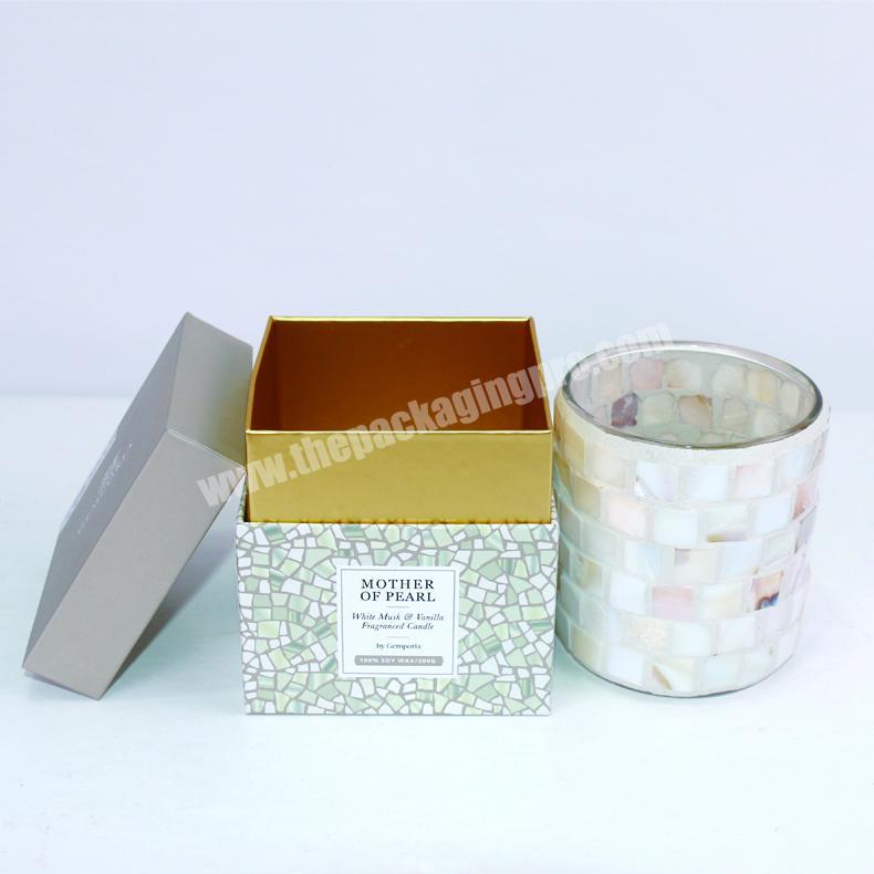 China Factory supply discount price personalized candle jar with box Cheap Prices