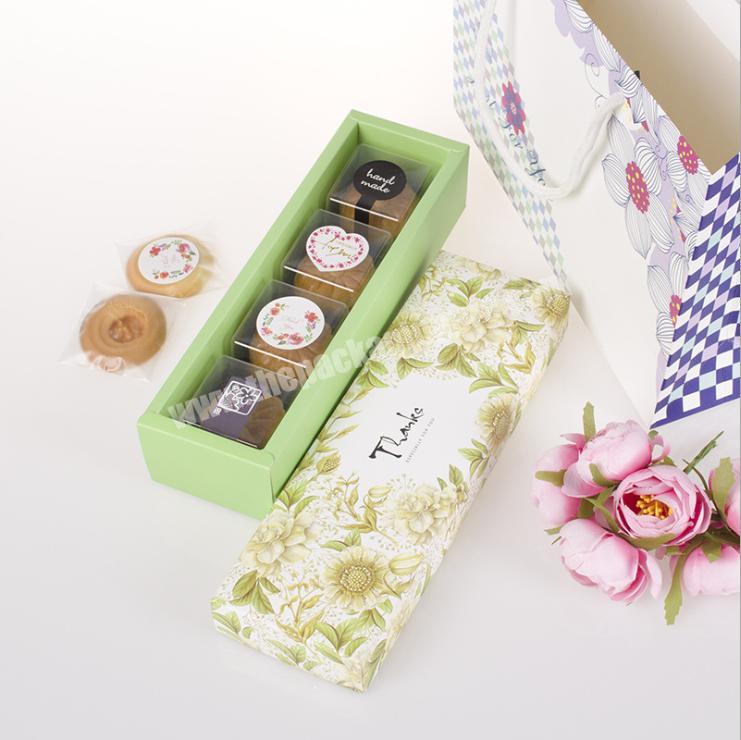 China Factory Wholesale  Sweet Food MooncakeMacaroon Packaging Gift Box With Custom Logo
