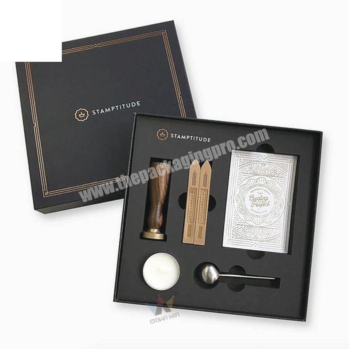 China High Quality Custom Cardboard Matt Black Wallet Gift Box