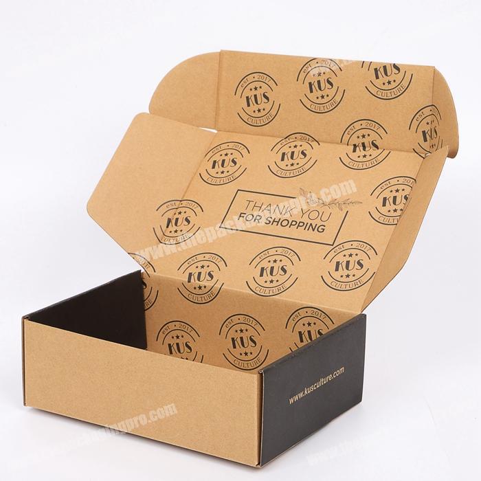 China High Quality Recycled Kraft Cardboard Corrugated Shipping Box with Offset Printing