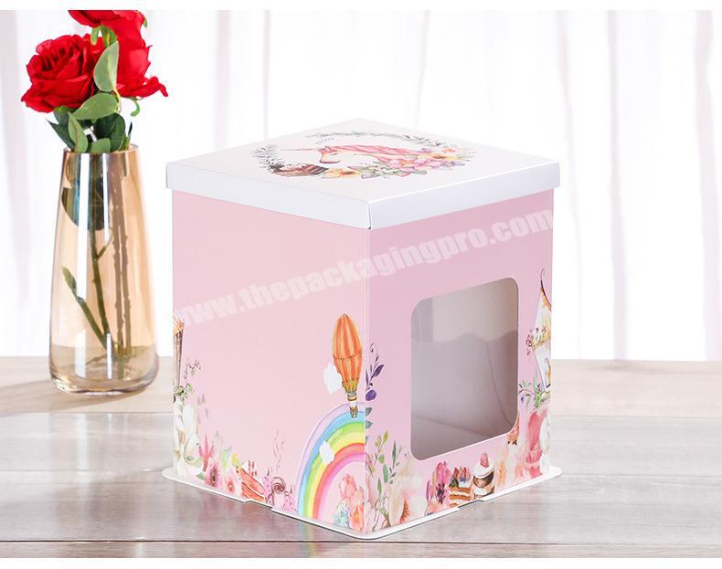 China hot sale cake box cake box in bulk cake box with window with factory prices