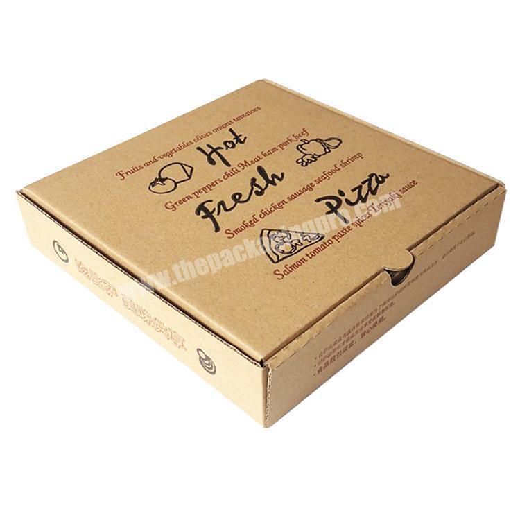 China hot sale custom pizza box pizza boxes with logo personalised pizza boxes with cheap price