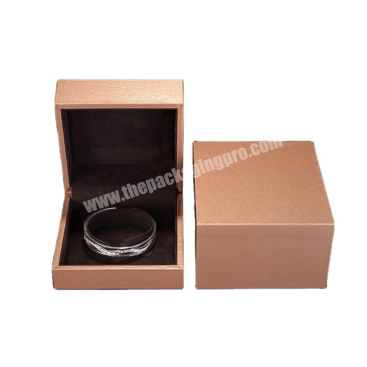 China hot sale ring box necklace box blue ring box with wholesale price