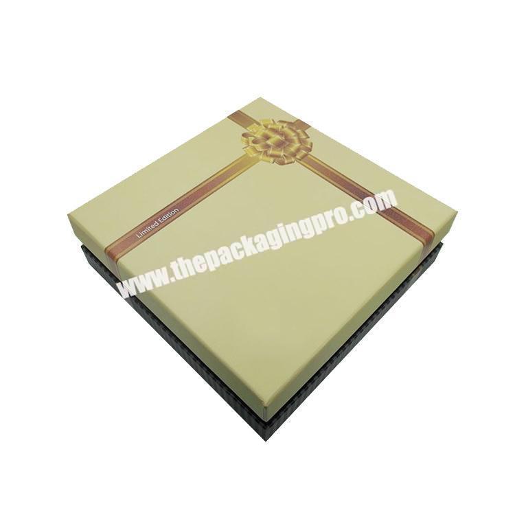 China Hot Sale Square Birthday Gift box Wine Packaging paper box  Various Colors  customized design