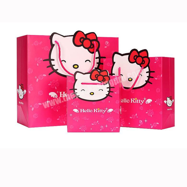 China Made Cute Cartoon Baby Birthday Gift Package Bag Wedding Candy Paper Tote Bag